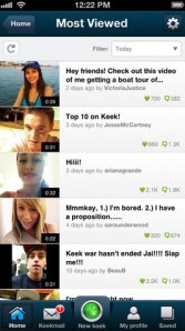 Keek-iOS-app