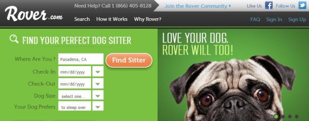 Rover-homepage
