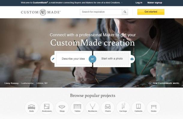 CustomMade-homepage-screenshot