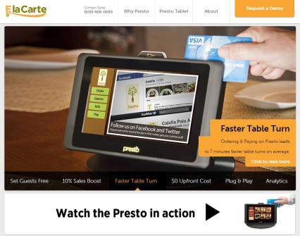 elacarte-homepage-screenshot