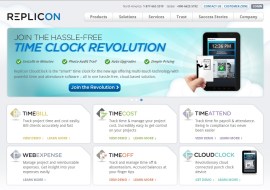 Replicon-homepage-screenshot