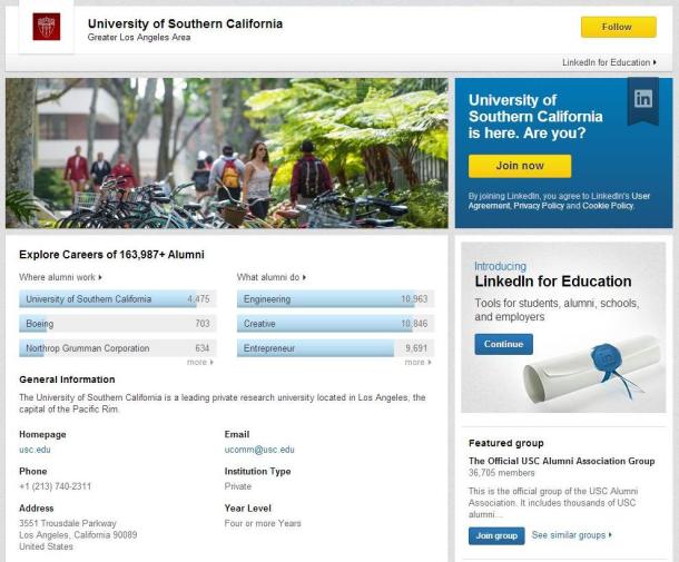 Linked-In-University-Pages-USC