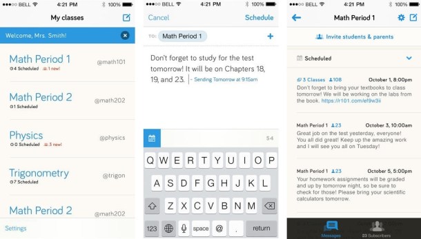 Remind101-iOS-screenshot