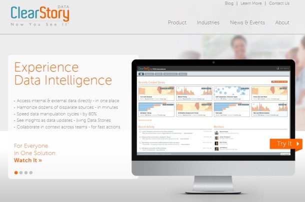 ClearStoryData-homepage-screeshot