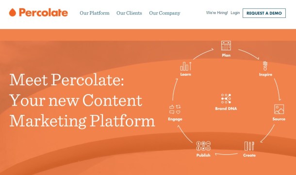 Percolate-homepage