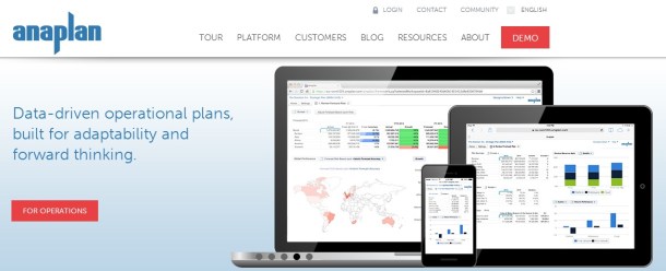 Anaplan-homepage