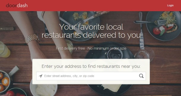doordash-homepage