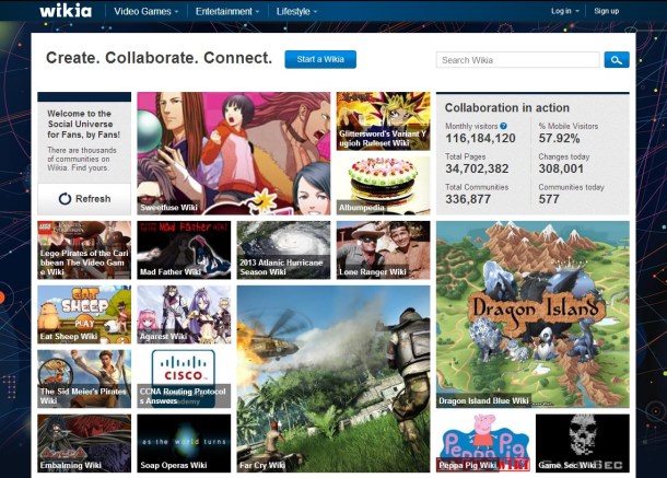 Wikia-homepage-screenshot