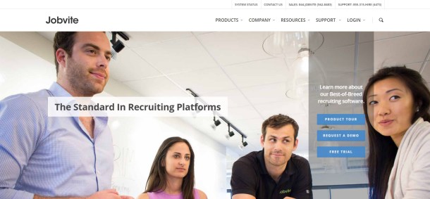 Jobvite-homepage