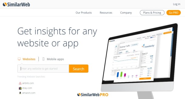 Similar-Web-homepage