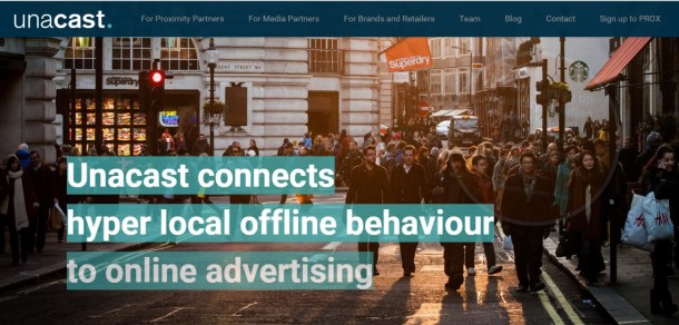 Unacast-homepage