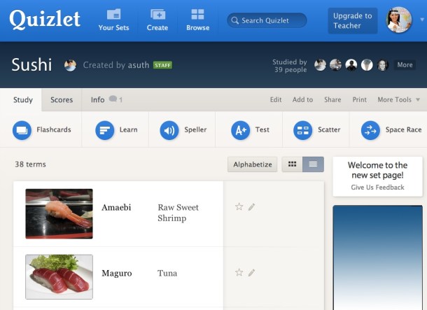 Quizlet-learning-tool-