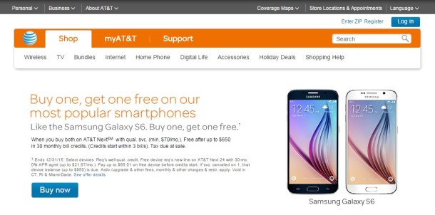 AT&amp;T_Buy_one_get_one_free